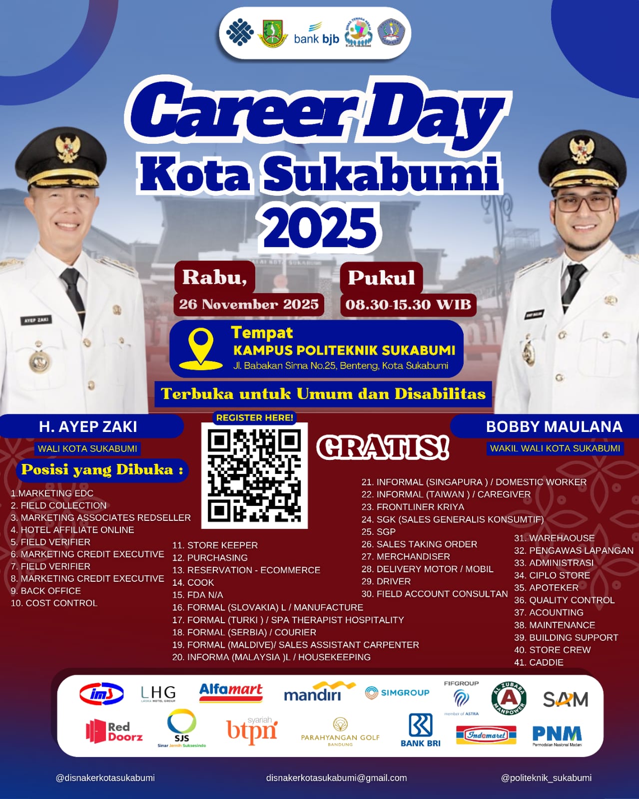 Flayer Career Day Sukabumi 2025